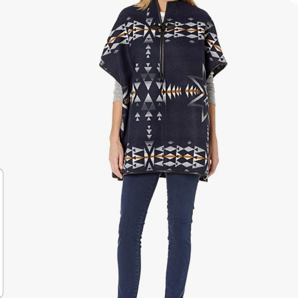 Pendleton Great Plains Star Cape NWT XS-S